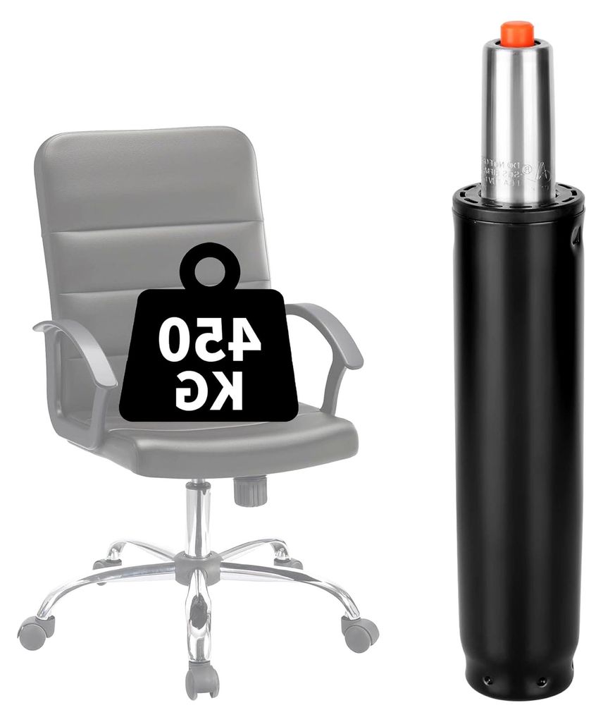 Gasfeder für Bürostühle 1000 lbs (450 kg), Höhenverstellbare Gasdruckfeder 300 mm - 450 mm für Drehstühle und Schreibtischstuhl Ersatzteile