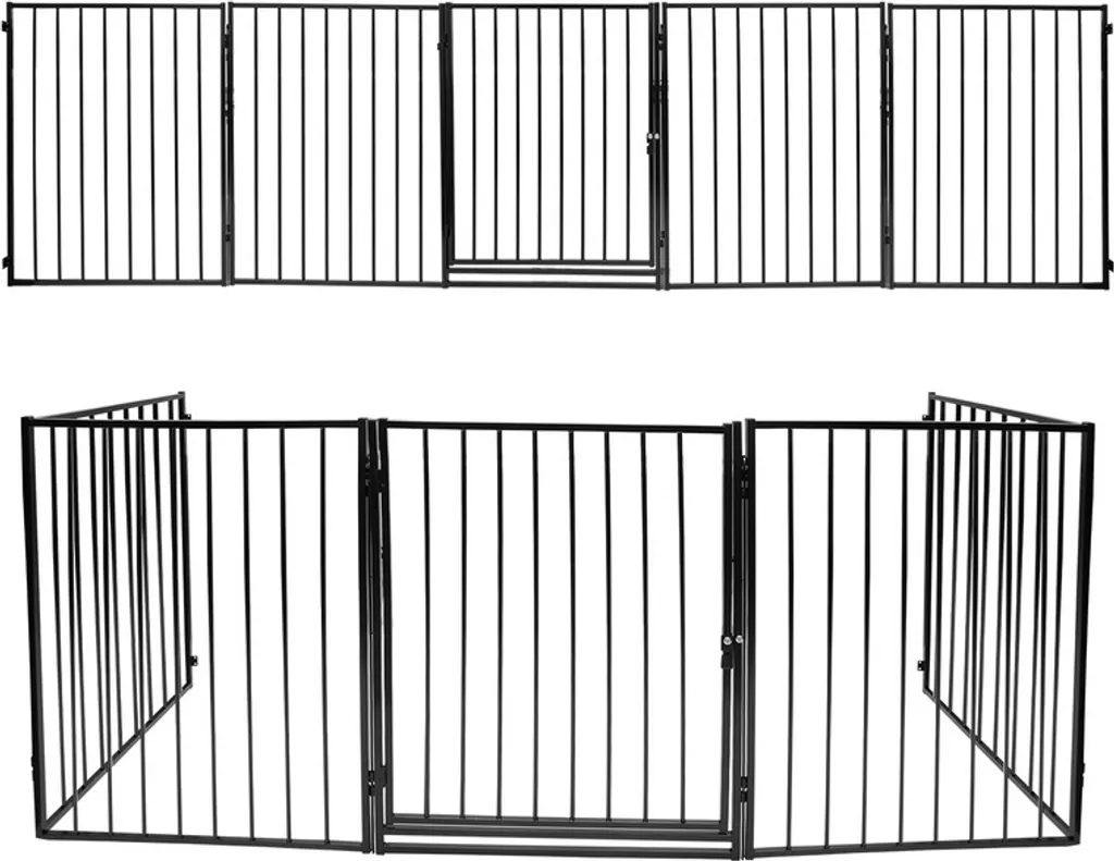 Barrière de cheminée et protection escalier pour bébé et animaux 80cm
