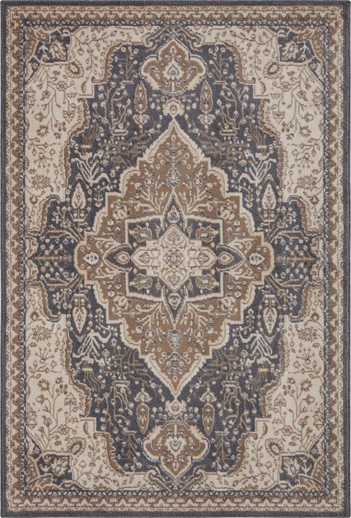 Hanse Home Terrain Designer Kurzflor Teppich Orken Creme Produktbild 