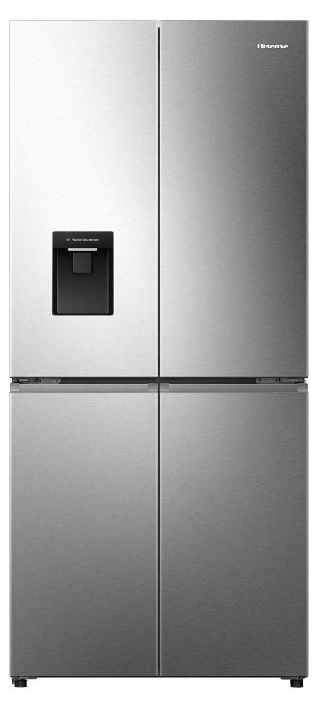 Hisense RQ5P470SMIE Kühl- und Gefrierkombination 482 l E Silber, Edelstahl