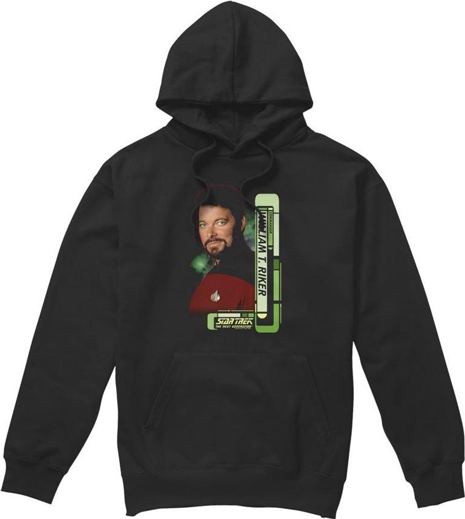Star Trek - Kapuzenpullover für Herren TV8388 (S) (Schwarz)
