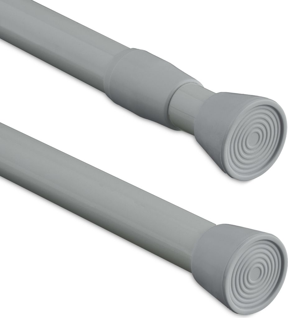 Drążek teleskopowy Relaxdays, 120–220 cm, drążek zaciskowy Zdjęcie produktu 
