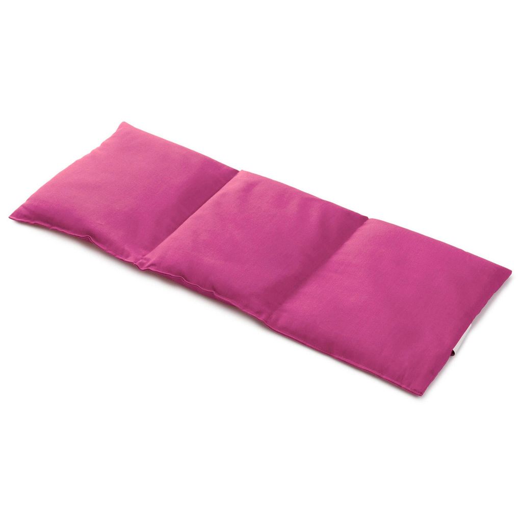 Kirschkernkissen 20x50cm groß 3-Kammer - pink - Wärmekissen, Körnerkissen - pink