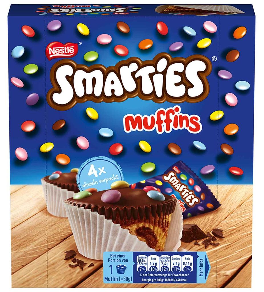 Smarties Muffins 4x30g Produktbild 