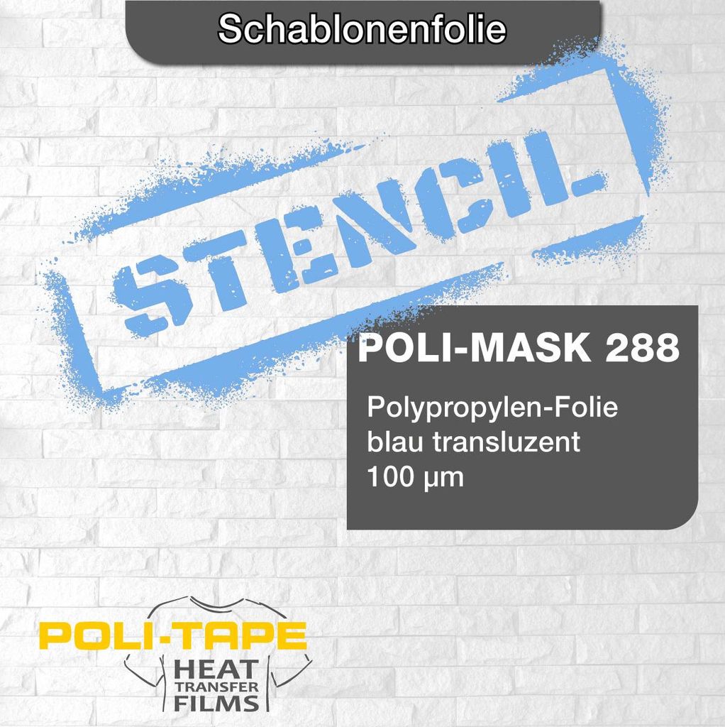 POLI-MASK 288 Schablonenfolie in 100 x 122cm