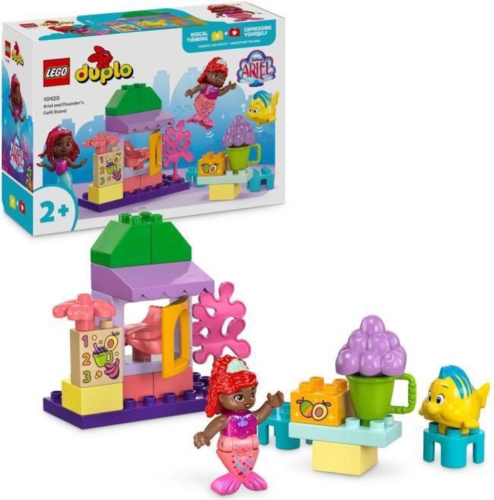 LEGO DUPLO | Disney 10420 Arielle und Flunders Kaffeeständer Die kleine Meerjungfrau-Set