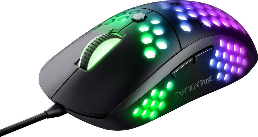 Trust Gaming GXT 960 Graphin Leichte RGB Gaming Maus, 74 g, Produktbild 