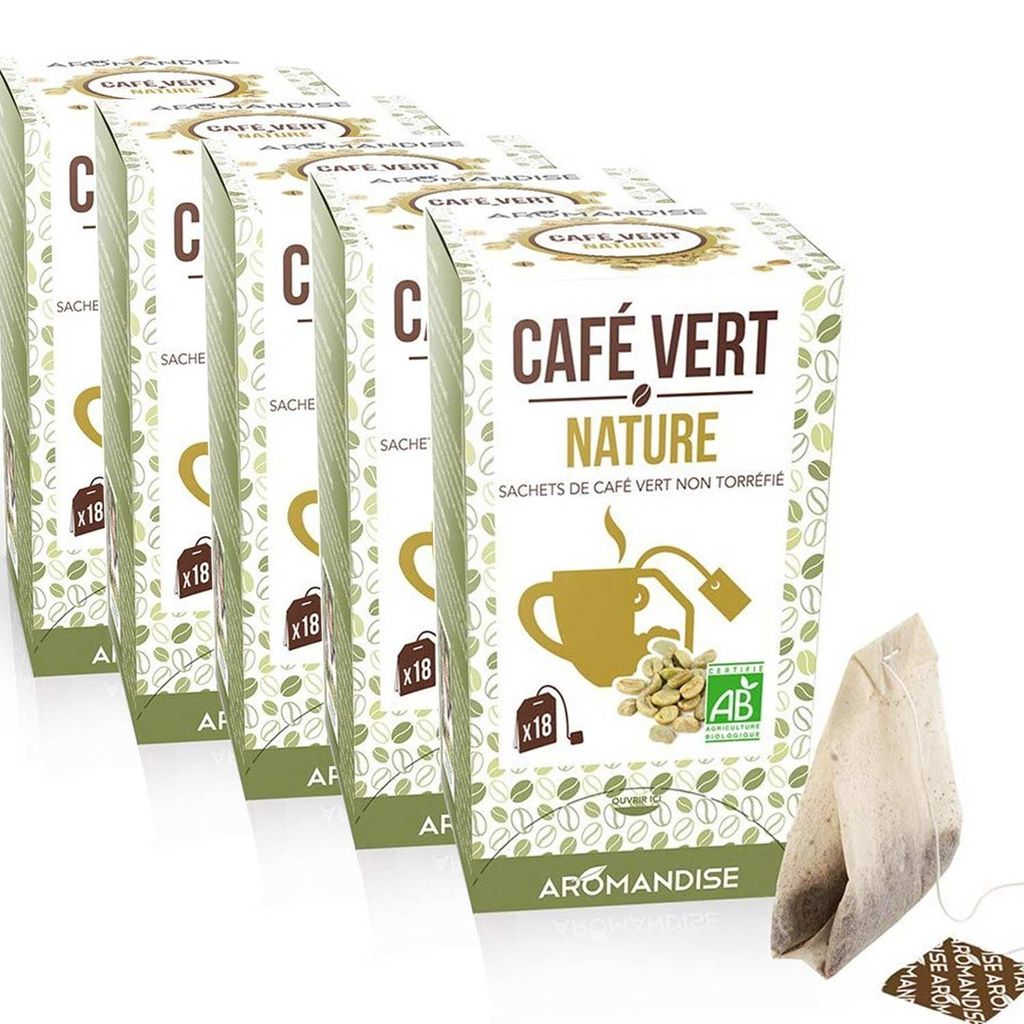Einfacher grüner Kaffee 90 Beutel