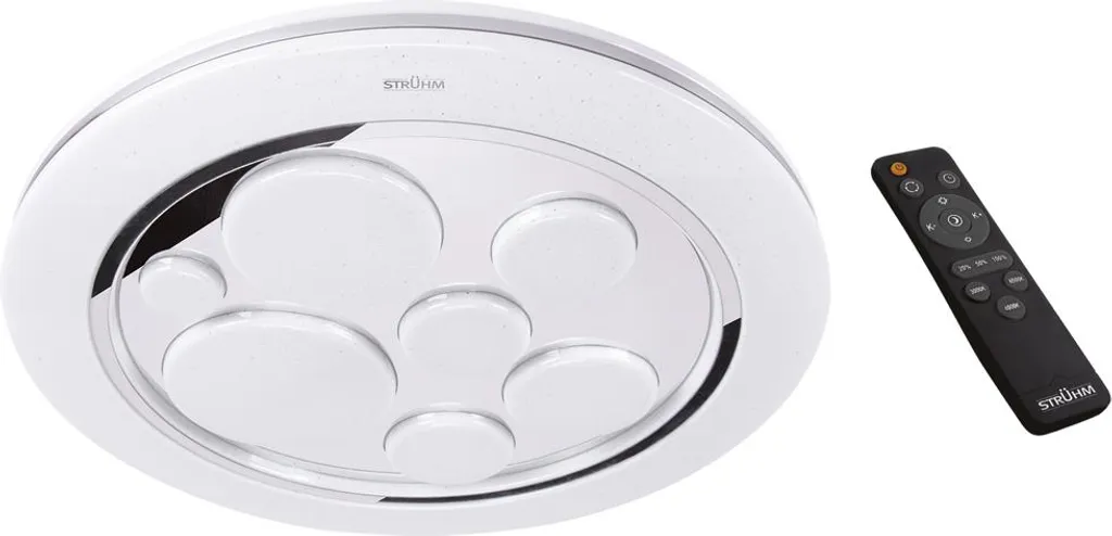 Plafoniera Bagno LED 24W DROPS Struhm Ø39cm con Telecomando CCT