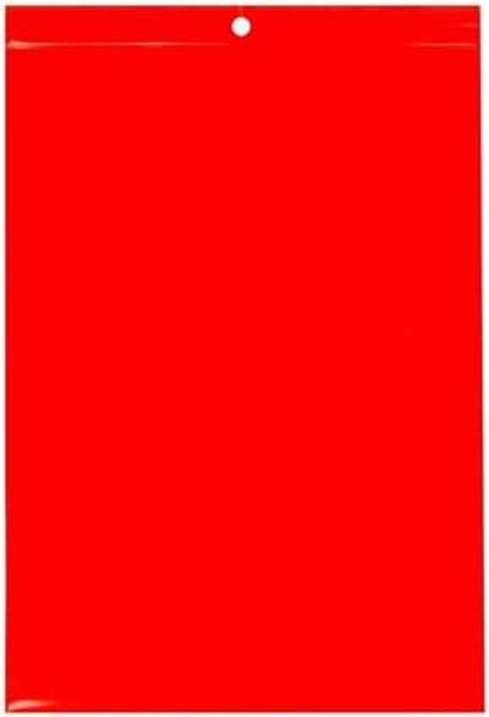 Strangbeutel 250 x 350 mm, 100 μm, 50 Stück, ROT