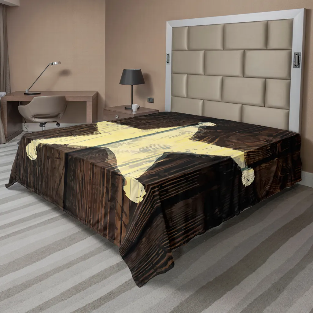 Drap de lit doux et résistant pour literie décorative sans plis