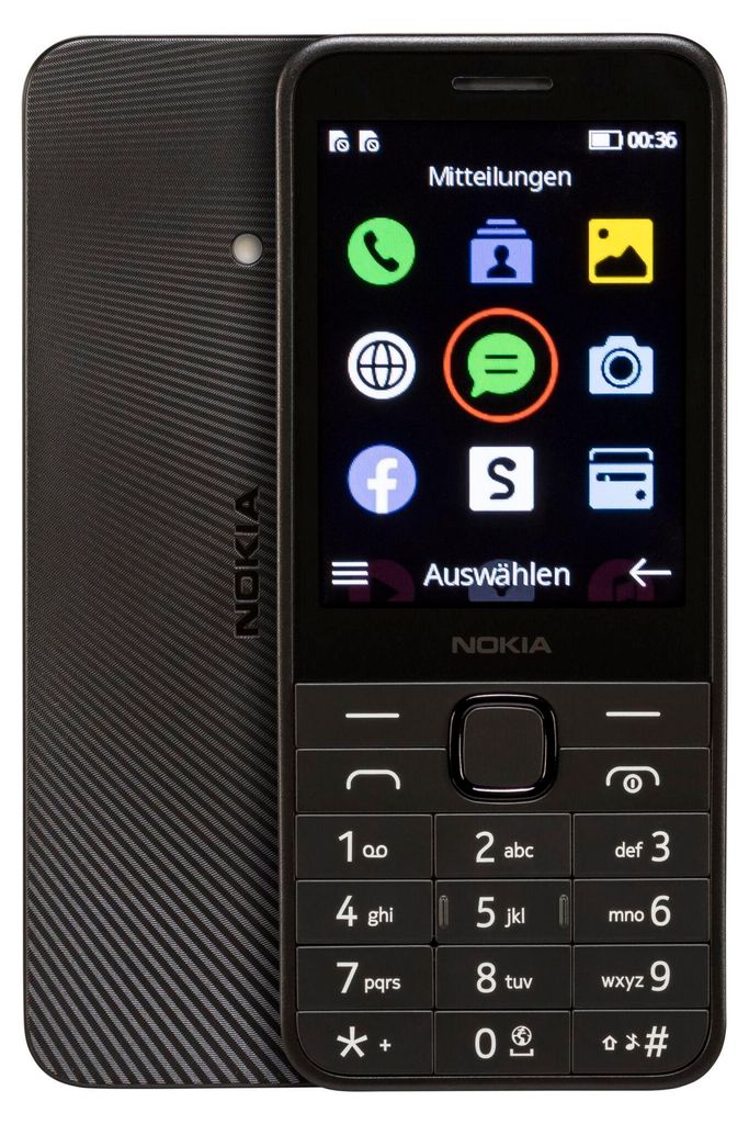 HMD Nokia 215 (2024), Klasyczny, Dual SIM, 7,11 cm (2.8"), Zdjęcie produktu 