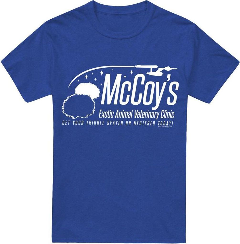 Star Trek - "McCoy's Clinic" T-Shirt für Herren/Damen Uni TV17610 (L) (Königsblau)