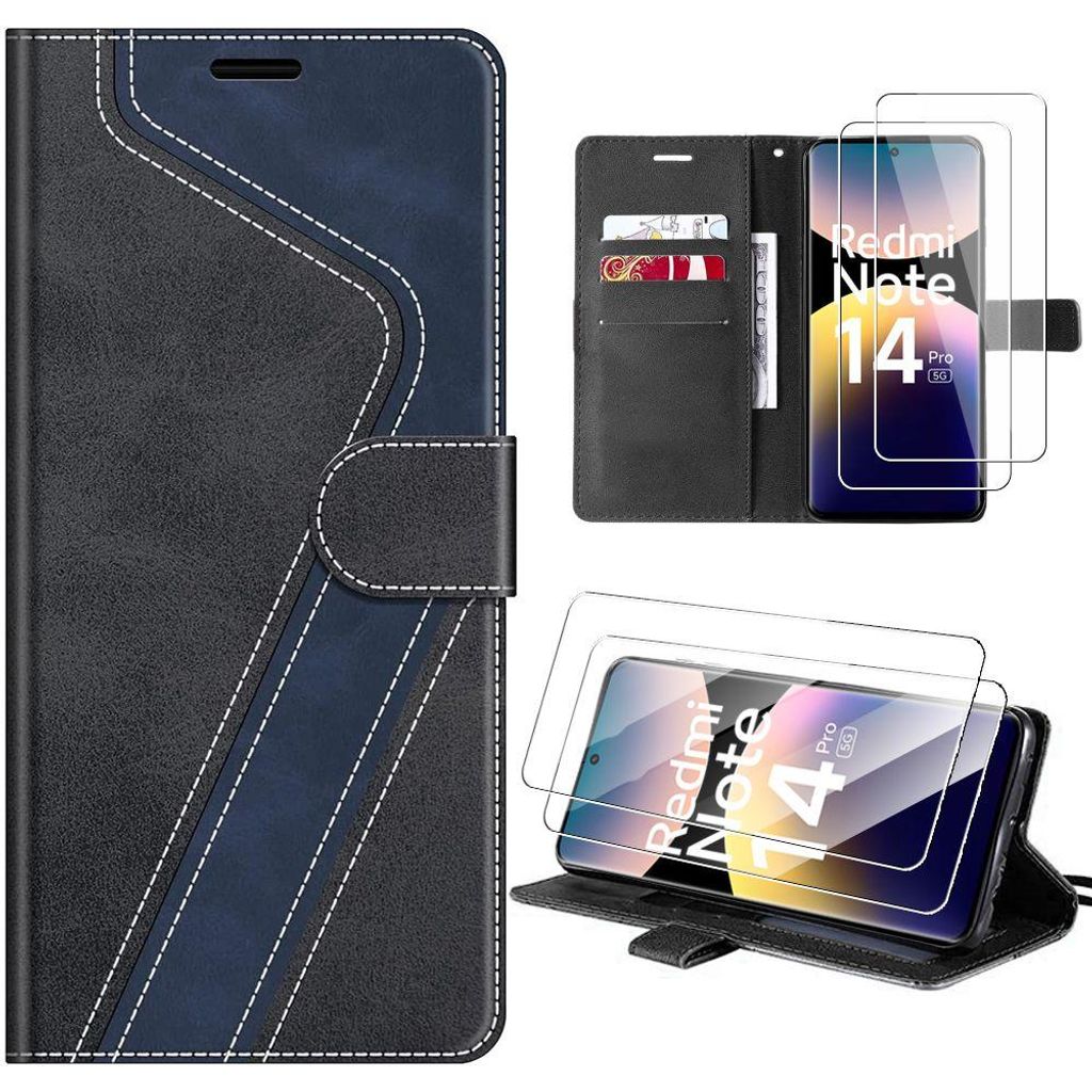 Coque + 2 Verres Trempés pour Xiaomi Redmi Note 14 Pro 5G, Image du produit 