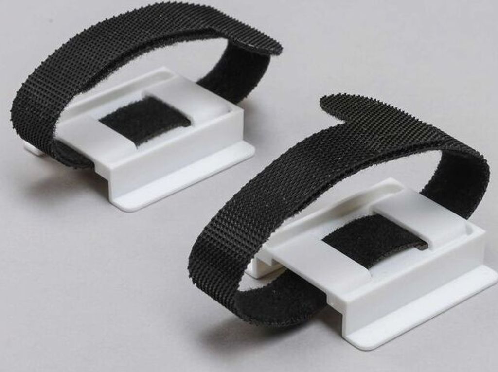 E-flite Battery Straps w/mounting plates: Habu SS 50mm EDF
