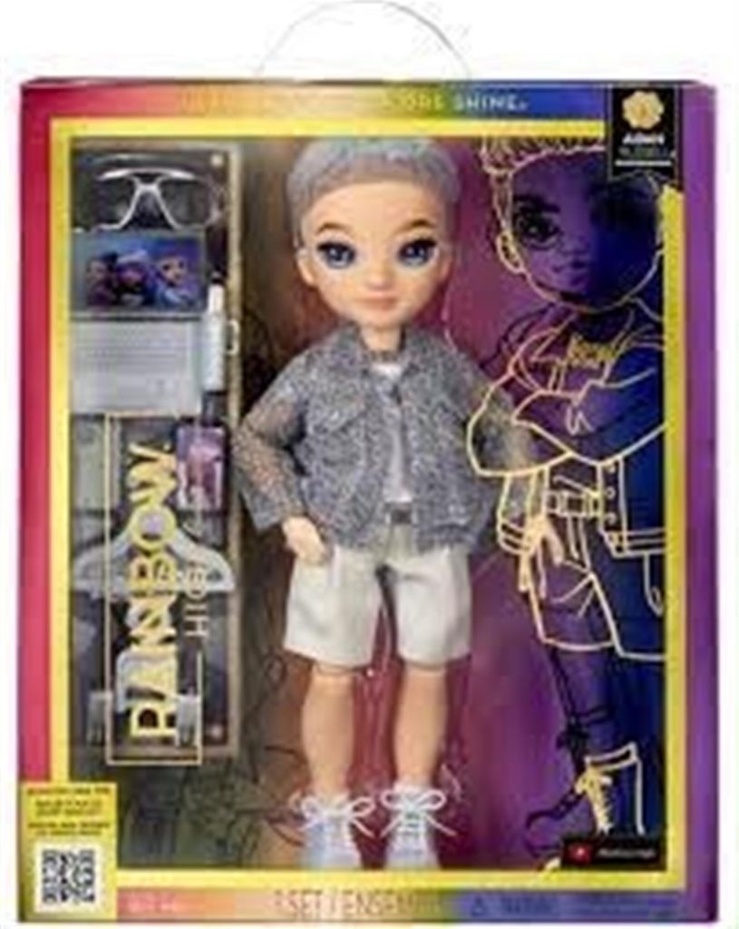 Regenbogen High Fashion Puppe AR Lila Produktbild