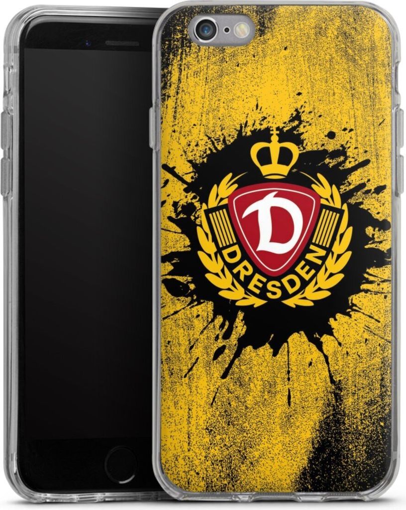 DeinDesign Handyhülle für Apple iPhone 6s Silikon Hülle Case Smartphone Schutzhülle Fußball Offizielles Lizenzprodukt SG Dynamo Dresden