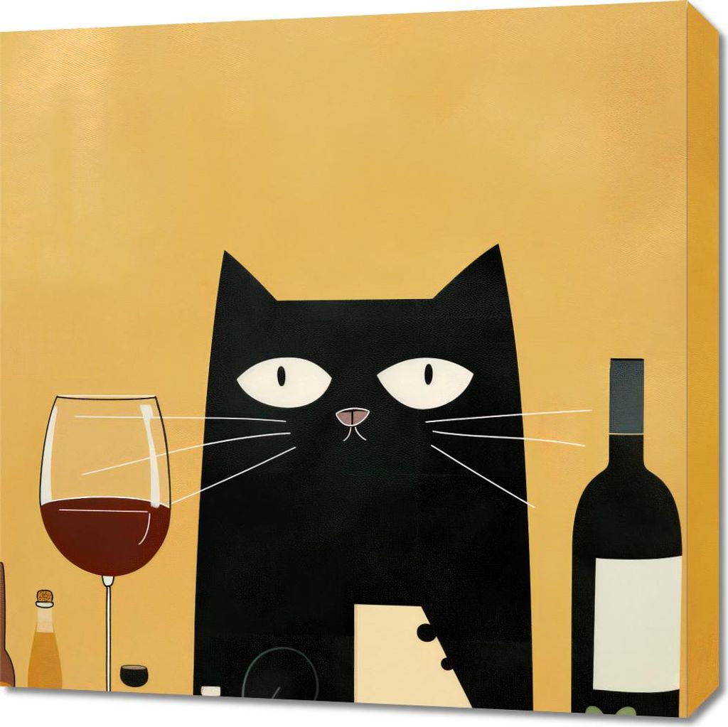Bild 60x60cm Gastronomisches Festmahl