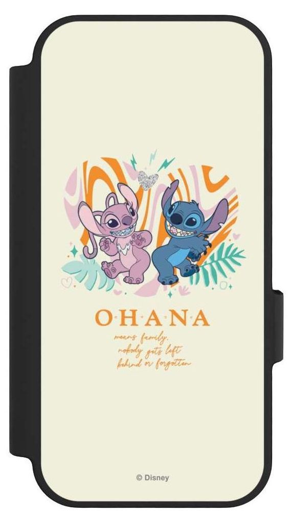 NIVOCASE Klapphülle für Google Pixel 10 Pro Handyhülle aus Kunst Leder NIVOflip schwarz Disney Offizielles Lizenzprodukt Lilo & Stitch