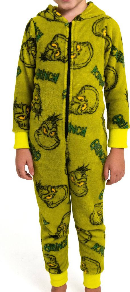 The Grinch Jumpsuit mit Kapuze für Jungen & Mädchen - Produktbild 