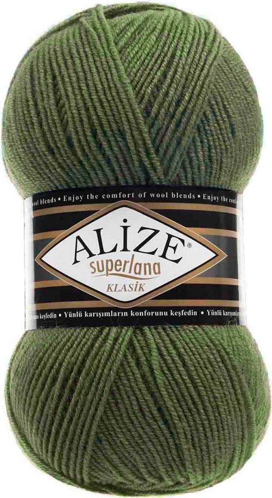 Alize Superlana Klasik 100g Strickgarn Strickwolle 25% Produktbild 