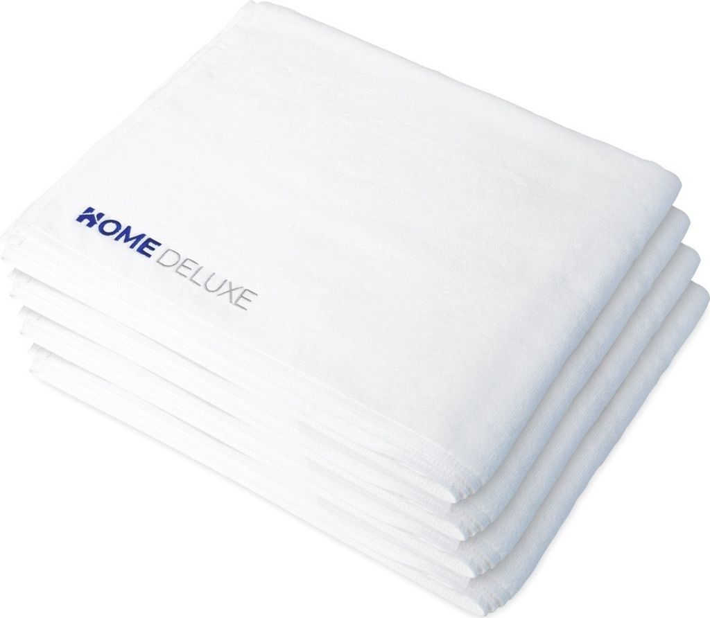 HOME DELUXE - Saunahandtuch 4er Set - 80 x 200 cm, 100% Baumwolle I Badetuch Saunatuch Strandtuch Handtuchset