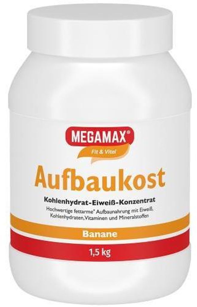 Megamax Aufbaukost Banane Pulver 1.5 kg