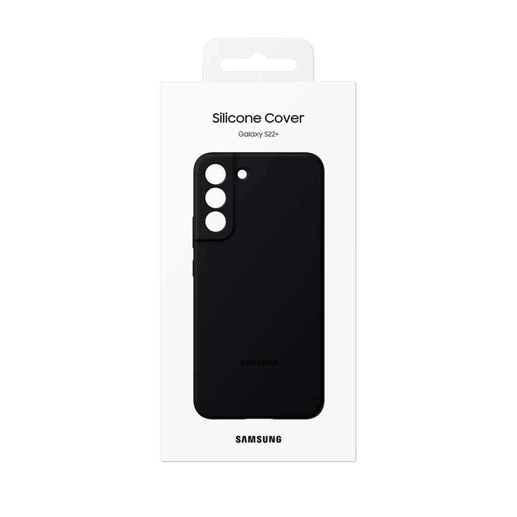 Coque Samsung S22 Plus Silicone Noir EF-PS906TB - Finition Soft-Touch