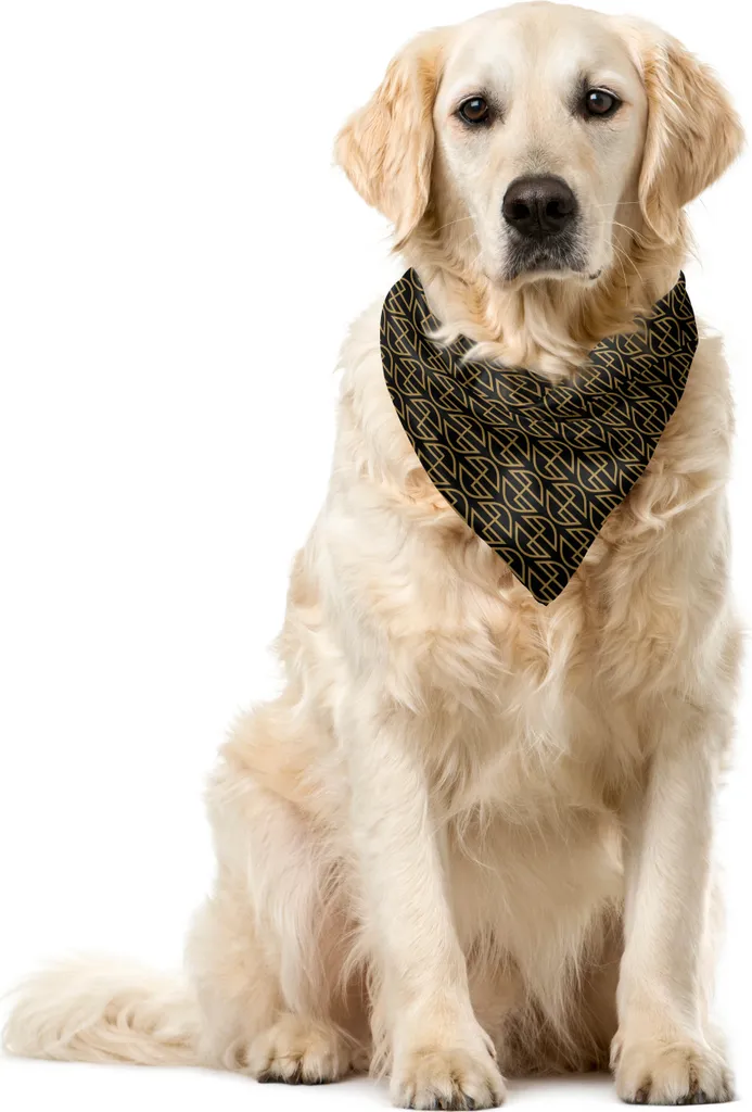 Bandana per Cani ABAKUHAUS 55x55cm: Stile Antique Mesh Traspirante