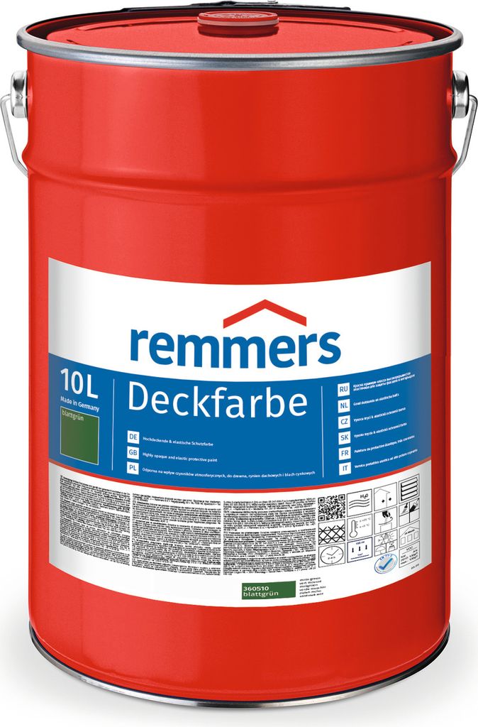 Remmers Deckfarbe blattgrün 10 l, Holzlack