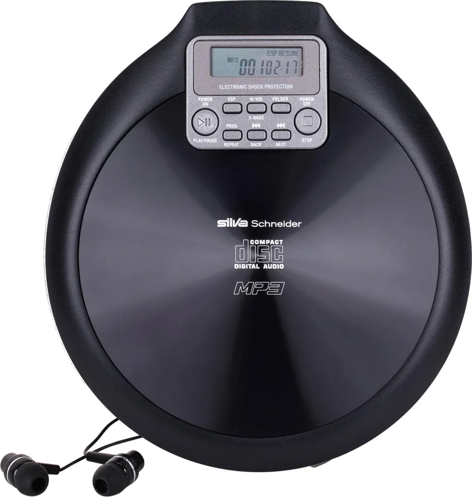 Baladeur CD portable Silva Schneider MCD50 pour disques audio MP3