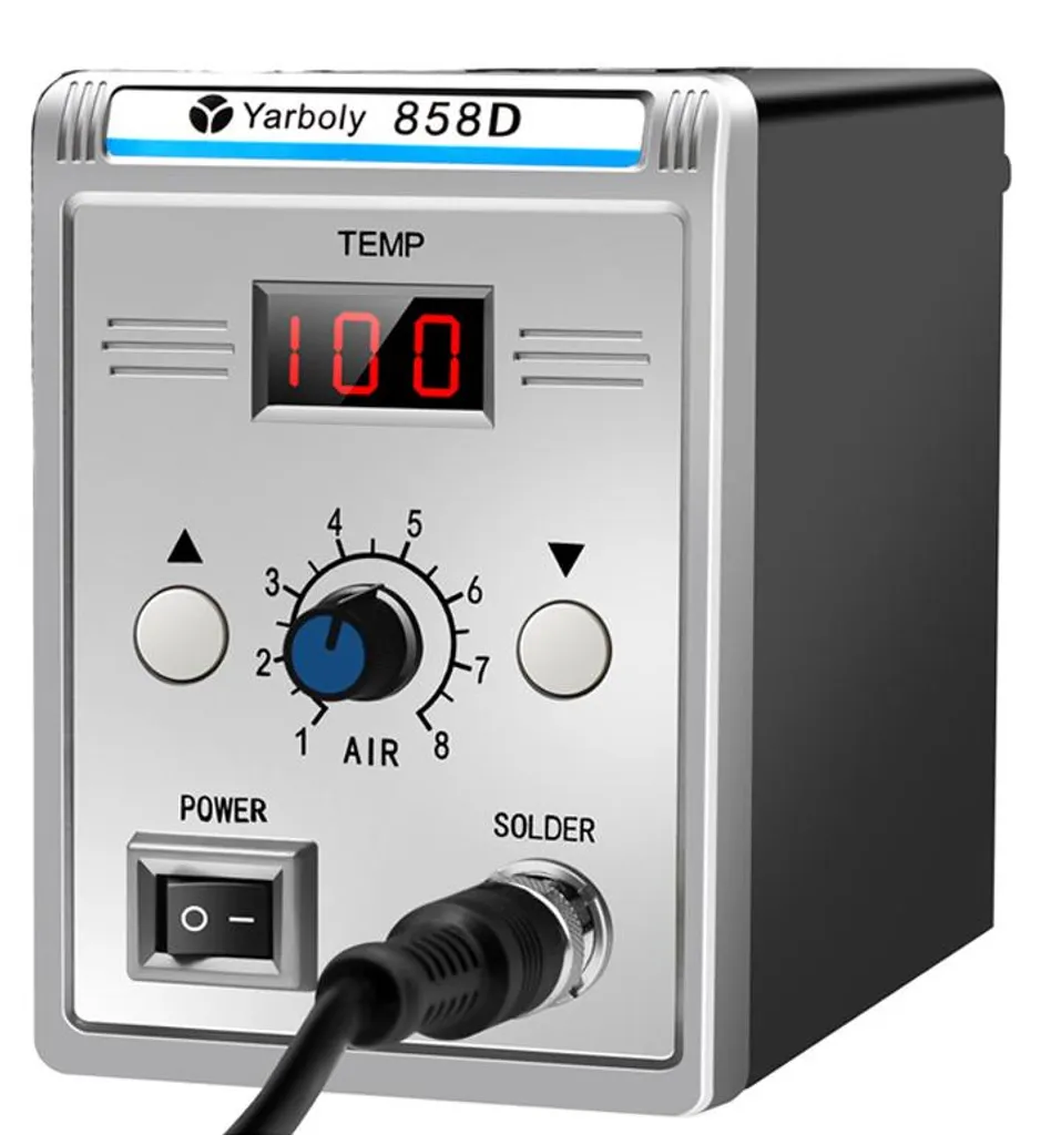 Pistolet à air chaud LED avec régulation précise de la température 2000W - 4