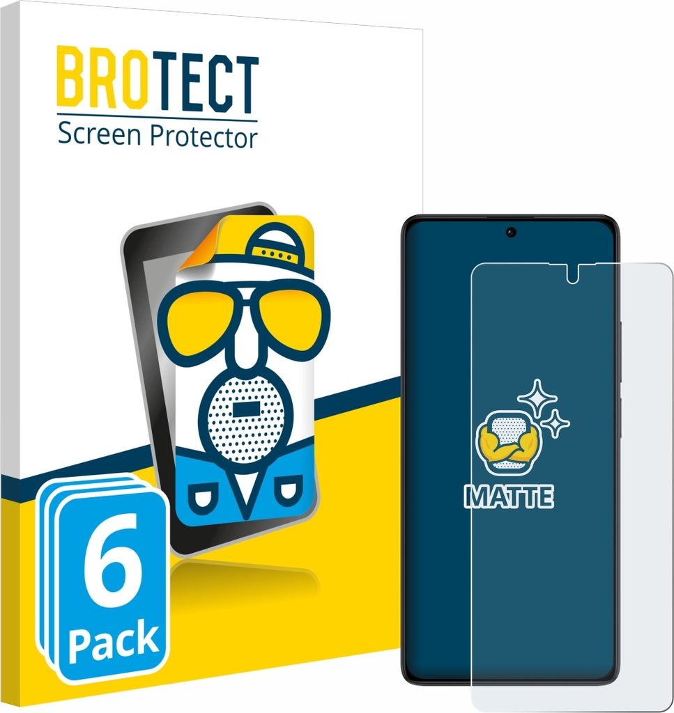 6x BROTECT Schutzfolie für Xiaomi Poco M6 Pro 4G Displayschutz Displayschutzfolie Folie Matt Entspiegelungsfolie