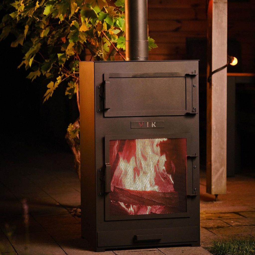 VIK - Juno Pizza oven tuinhaard zwart Productafbeelding 