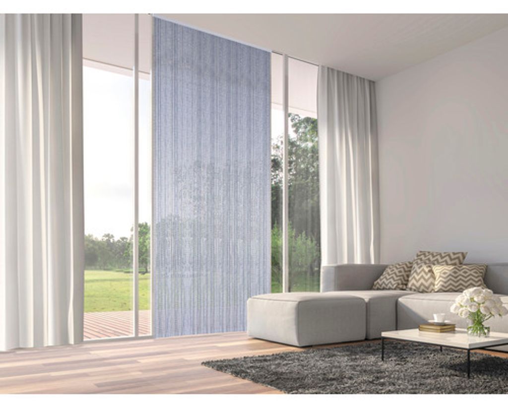 Türvorhang Astro grau 90x210 cm
