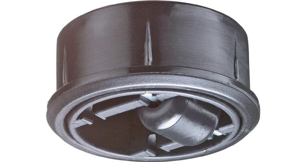 Kunststoffglocke Ø 60 mm Tragfähigkeit 50 kg Einpresstiefe 18 mm weiche Böden
