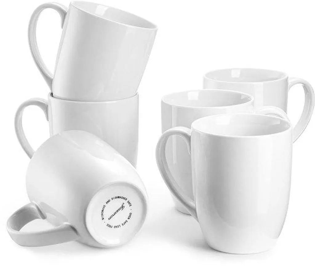 Lot de 6 filtres à café en céramique 16 oz - Accessoires élégants