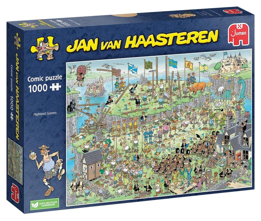 Jan van Haasteren - Highland-Games  - 1000 Teile Produktbild 