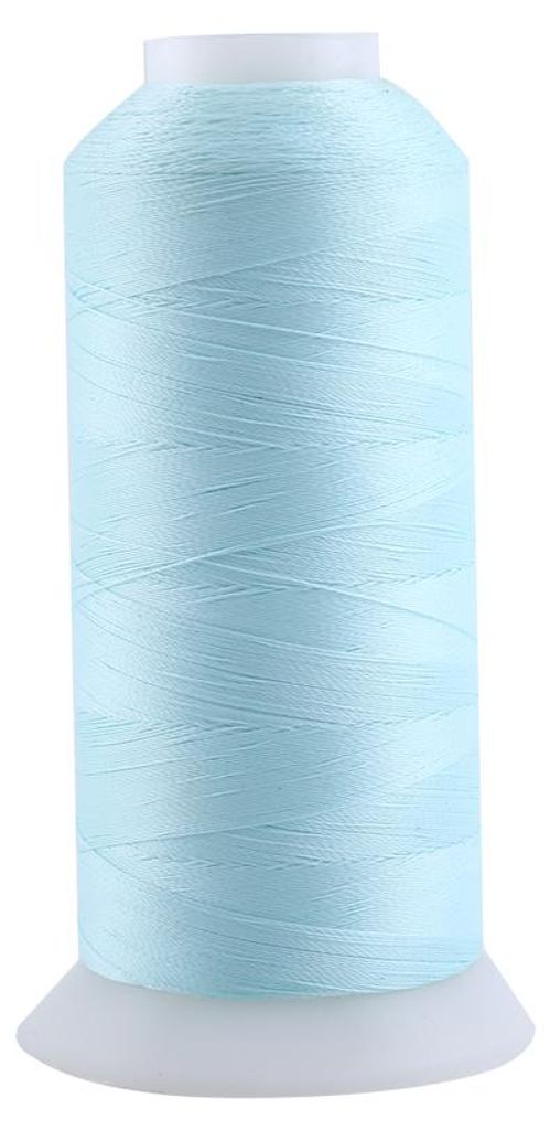Spule mit im Dunkeln leuchtendem Maschinenstickgarn, blau, 3000 Yards