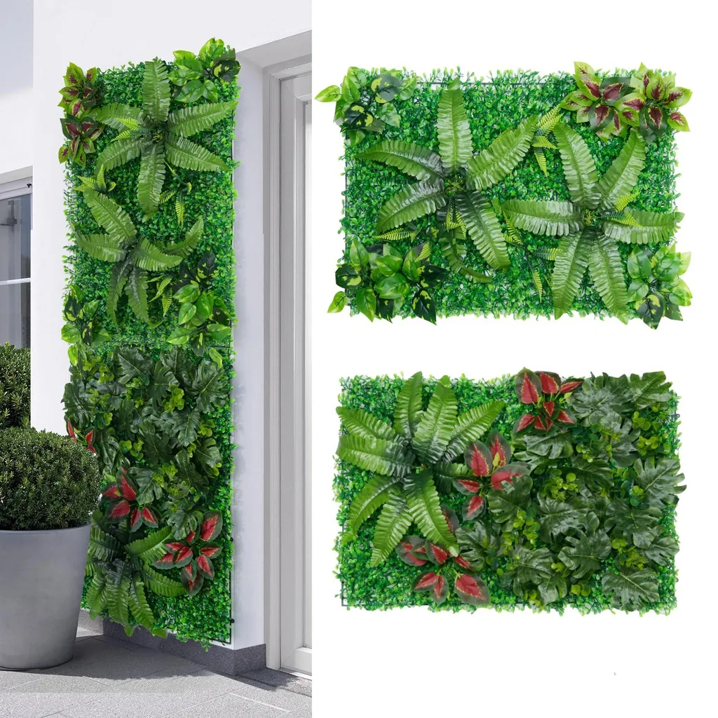 Décoration Murale Végétale 60x40 cm pour Jardin, Balcon et Mariage