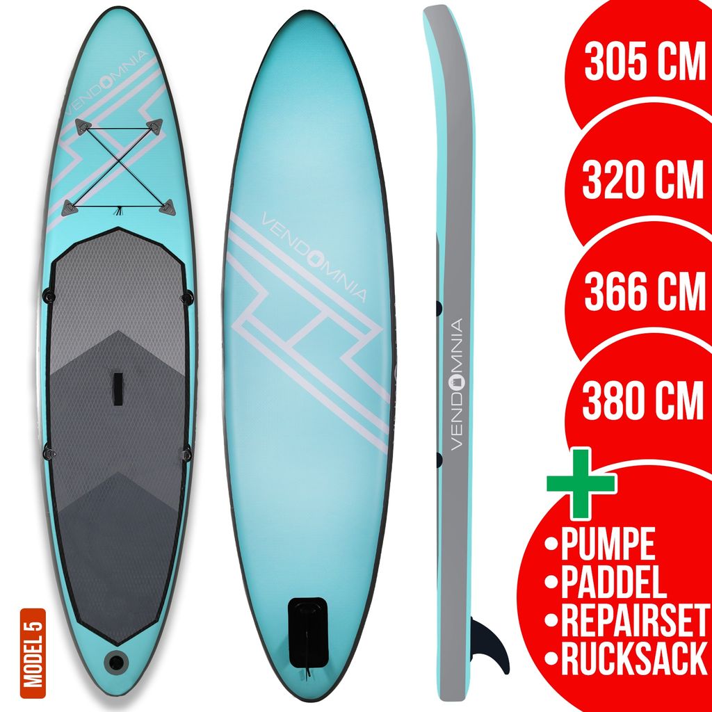 Surfboard ISUP Stand Up Paddle Aufblasbar Paddling Board Kajak-Sitz 305-320cm 