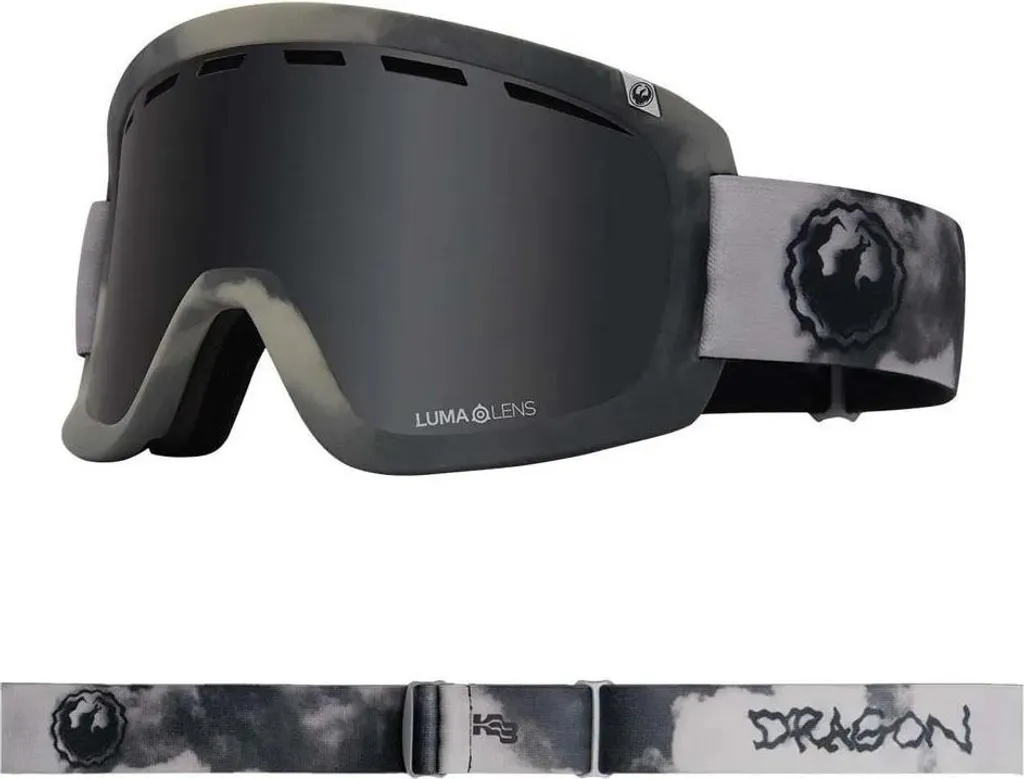Masque Dragon D1 OTG Gris Lumalens : Vision CAT3+CAT1 Anti-buée Mixte