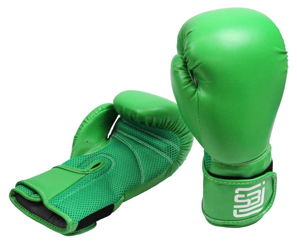 Boxhandschuhe grün für Kinder und Jugendliche Unzen - 8 Produktbild 
