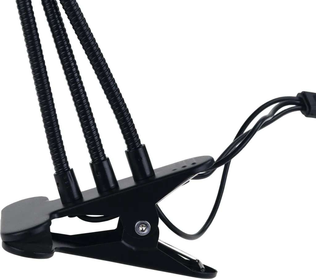 Lampe horticole 60 LED télécommandée avec bras orientable noir - 8