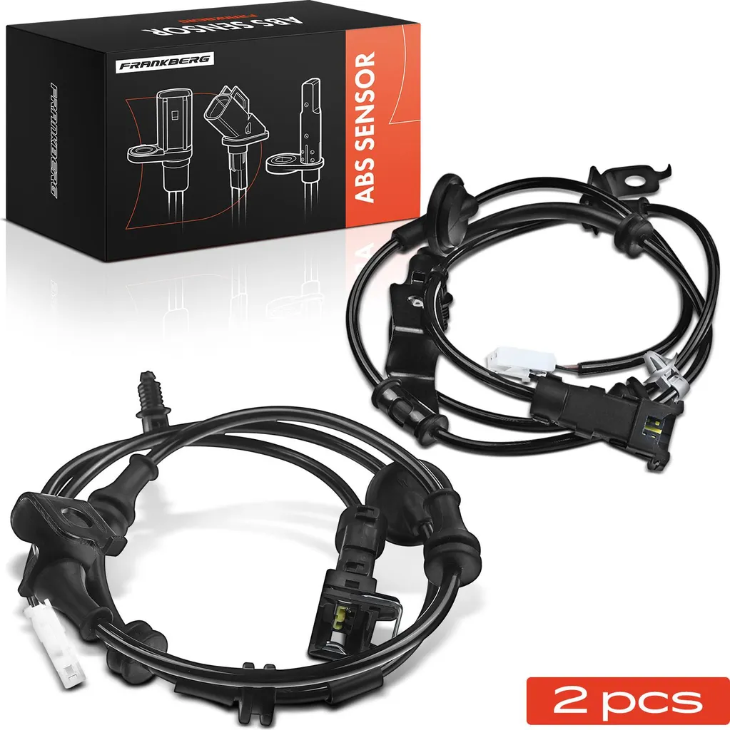 Paire de Capteurs de Vitesse de Roue ABS Arrière pour Hyundai i10 PA 2X