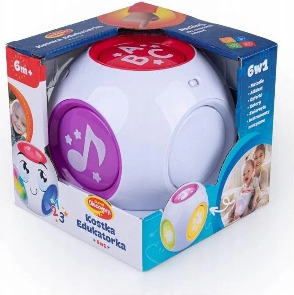 Éveil Bébé : Cube 6 en 1 Interactif pour Booster la Motricité et l'Éveil