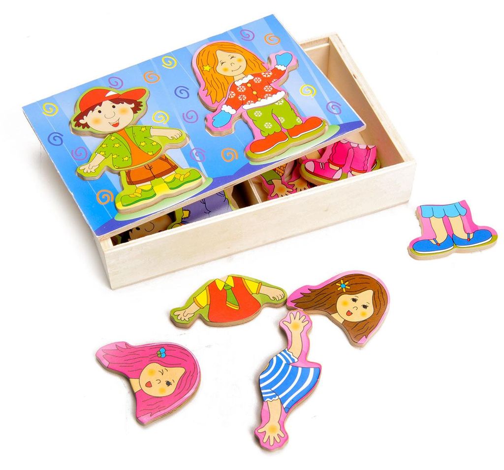 Playwood Dress Up Puzzle Junge und Mädchen