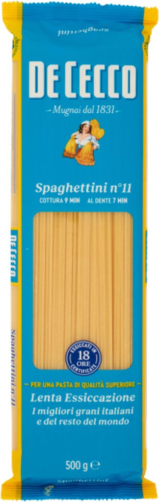 De Cecco Spaghettini Nr. 11 - 500 gr. Produktbild 