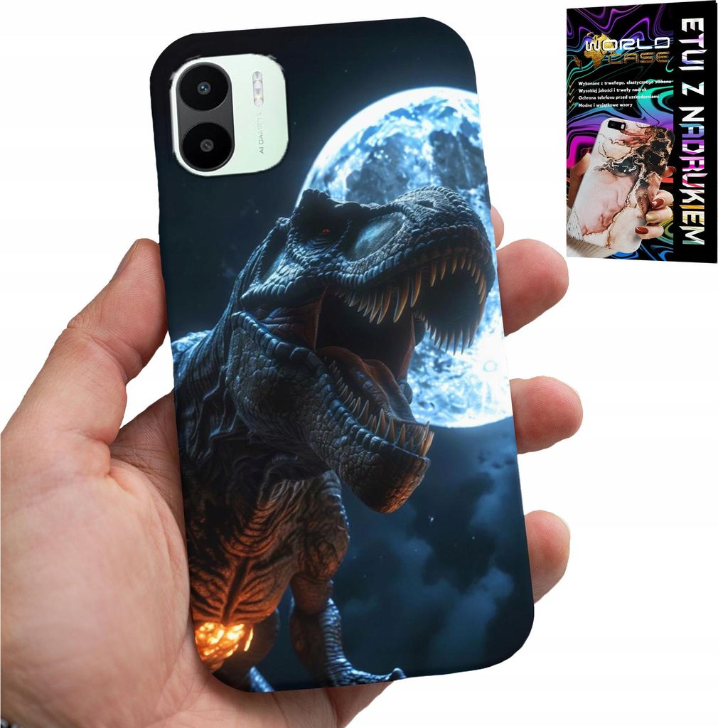 Gehäuse Für Xiaomi Redmi A2 - Dino Dinosaurier Tyrannosaurus Abdeckung Fall