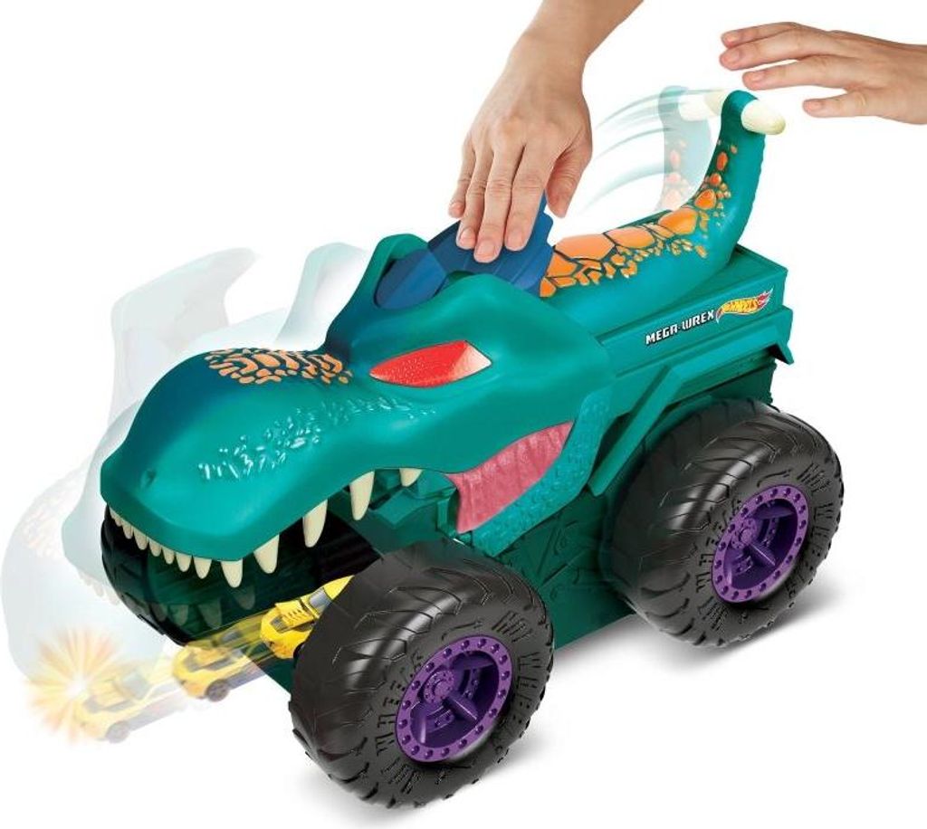 Mattel Hot Wheels Monster Trucks Mega Wrex - Pożeracz Aut Z